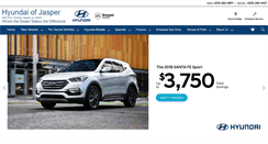 Desktop Screenshot of hyundaiofjasper.com