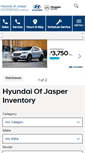 Mobile Screenshot of hyundaiofjasper.com